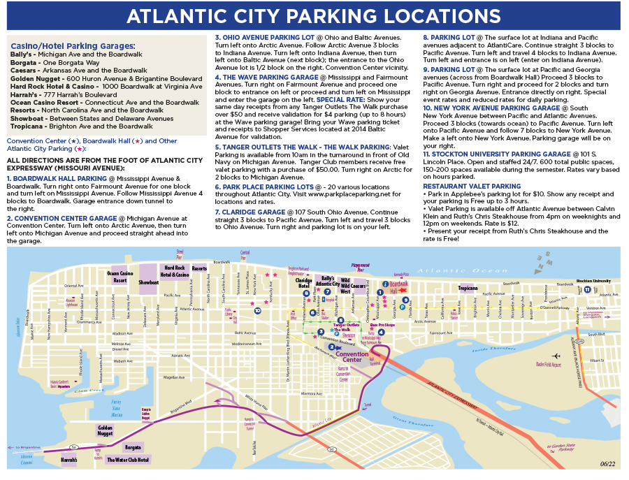 2022 Parking Map